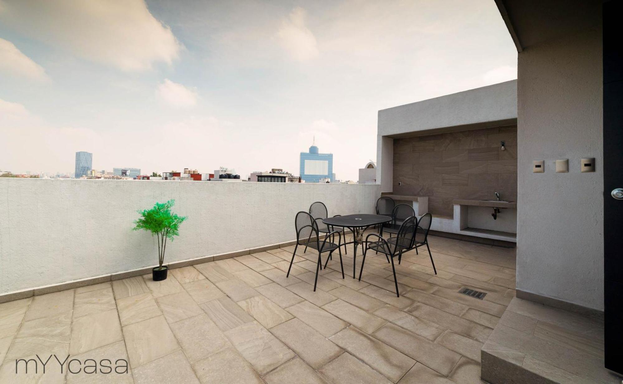 Wisconsin 68 Ph1 - Brand New Ph With Private Rooftop @ Wtc Apartment เม็กซิโกซิตี้ ภายนอก รูปภาพ